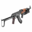 Страйкбольный автомат (AirsoftSports) LCT АКМС Wood (Старение) (AS42)